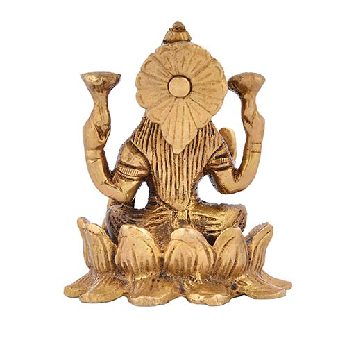 Indian handicraft Brass Laxmi Ganesha pair Set 2 in 1 Handicraft items online