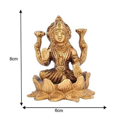 Indian handicraft Brass Laxmi Ganesha pair Set 2 in 1 Handicraft items online