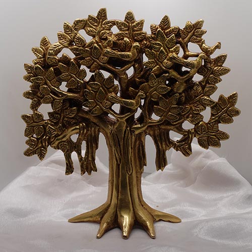 Brass Tree of Life – Kalpavriksha for fortune, good luck and prosperity Decorative items for living room