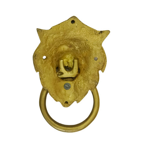 Indian Handicraft Brass Lion-face Door Knocker Handicraft items online
