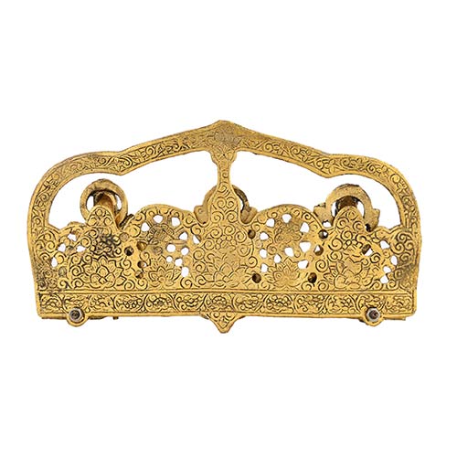 Indian handicraft Golden Metal Laxmi Ganesh Saraswati darbar Indian handicrafts online shopping