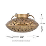 Cast Iron Antique Degchi Style for Dhoop Holder and Candle Light | Incense Burner | Dhoop Dani | Pooja Items | | Antique Lantern Decorative items for living room