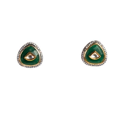 Green-tone Gold Choker Necklace – Jewellery Set Affordable jewellery singapore