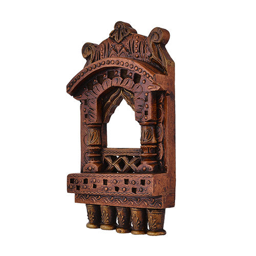 Handcrafted Rajasthani Wooden Jharokha (10 inches) Handicrafts in singapore