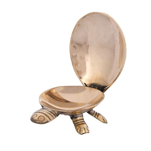 Indian Handicraft Brass Tortoise with mother of pearl Indian handicrafts online shopping
