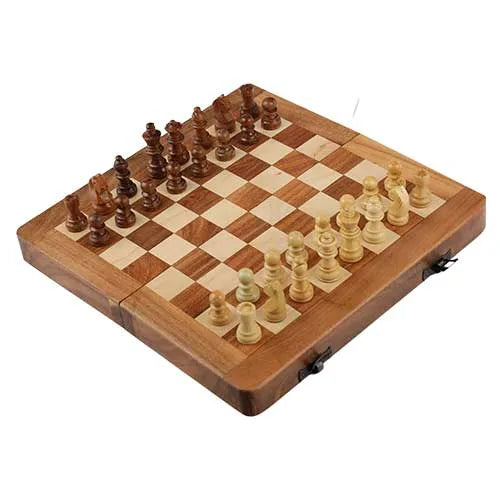 Indian handicraft Artisanal Wooden Chess Board Set Handicraft items online