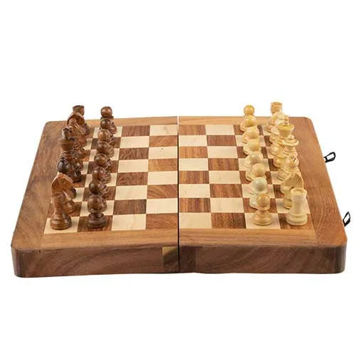 Indian handicraft Artisanal Wooden Chess Board Set Handicraft items online