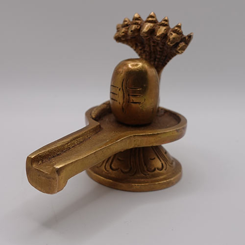 Indian handicraft Brass Lord Shiva Lingam Sculpture Shivling Statue Indian handicrafts