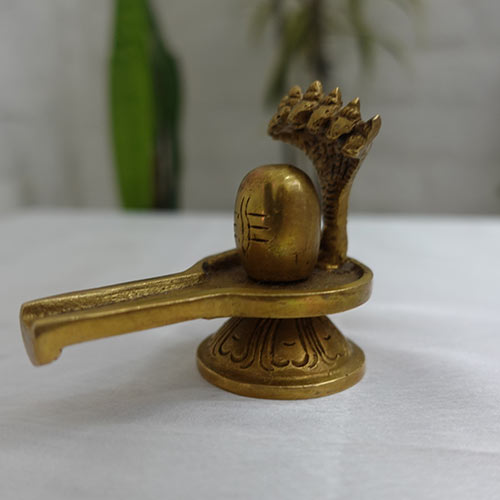Indian handicraft Brass Lord Shiva Lingam Sculpture Shivling Statue Indian handicrafts
