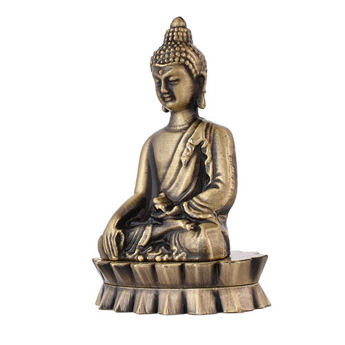 Indian Handicraft Meditating Lord Gautam Buddha Murti Sculpture Statue Puja Car Dashboard Idol Decorative Showpiece Buddha statue for home