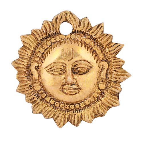 Indian Handicraft Metal Brass Sun