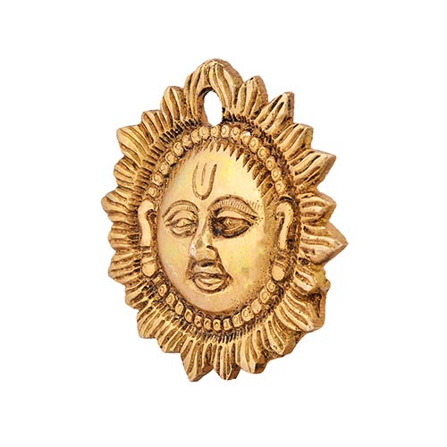 Indian Handicraft Metal Brass Sun